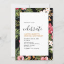 Recherche de tropical moderne mariage invitations Été