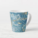 Recherche de marbre bleu tasses Texture de marbre