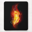 Recherche de oiseau phoenix tapis souris Flammes