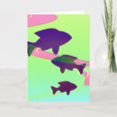 Recherche de poissons koi vœux cartes Illustration