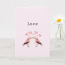 Zoek naar liefde vogels kaarten Roze