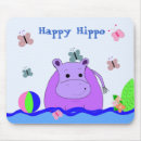 Recherche de hippopotames tapis souris Mignon