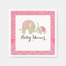 Recherche de chevron rose serviettes Baby shower