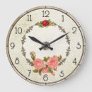 Recherche de vintage floral horloges Rose