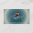 Recherche de professeur de piano cartes visite Enseignant