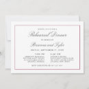 Recherche de répétition dîner invitations Minimaliste