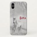 Recherche de beaux chevaux iphone coques Neige