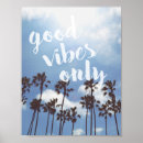Recherche de good vibes only posters Typographie