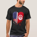 Recherche de drapeau tunisien tshirts Coeur