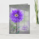 Recherche de dahlia anniversaire cartes Violet