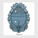 Recherche de libellules autocollants Bleu