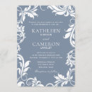 Recherche de feuille tourbillonné invitations Vintage