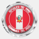 Recherche de drapeau du pérou autocollants Travel