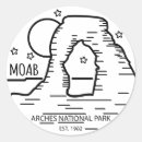 Recherche de moab utah autocollants Arche délicate