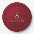 Recherche de joyeux noel assiettes Rouge
