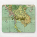 Zoek naar oude kaart muismatten Geografie