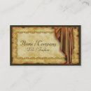 Recherche de draperie cartes visite Élégant