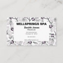 Recherche de masseuse cartes visite Spa
