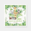 Recherche de jungle serviettes 1ère fête d'anniversaire