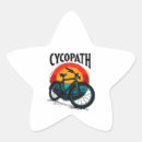 Recherche de cycliste autocollants Coucher de soleil