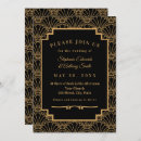 Zoek naar elegant black and gold invitations Gatsby