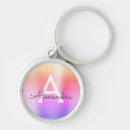 Recherche de rose en pastel porteclés Élégant