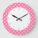Recherche de rose vif horloges Pois