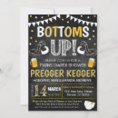 Recherche de kegger invitations Un bébé brasse