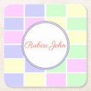 Zoek naar pastelkleuren onderzetters Roze