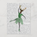 Recherche de danseuse de ballerine cartes postales Cerf de ballet