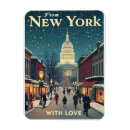 Recherche de ville de noël magnets Vintage