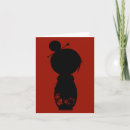 Zoek naar silhouet kaarten Schattig