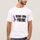 Recherche de conscience de violence familiale tshirts Femmes