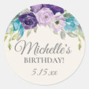 Recherche de plum autocollants Aquarelle florale