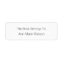 Zoek naar ex libris Minimalistisch