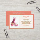 Recherche de talons hauts cartes visite Client(e)