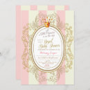 Recherche de gold princess baby shower invitations Élégant