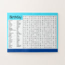 Zoek naar woorden puzzels Blauw