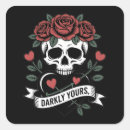 Recherche de tatouage crâne autocollants Roses