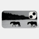 Zoek naar zwarte paarden iphone hoesjes Sneeuw