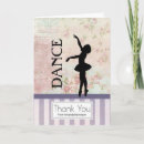 Recherche de poses de danse vœux cartes Ballerine