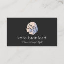 Recherche de visage de fille cartes visite Cils