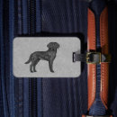 Recherche de labrador retriever noir bagages étiquettes Mignon