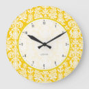 Recherche de blanc brillant horloges Floral