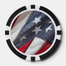 Recherche de drapeau jetons poker Rouge blanc et bleu