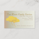 Recherche de feuille ginkgo cartes visite Vert