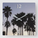 Zoek naar palm trees klokken Blauw