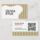 Recherche de broderie brodée cartes visite Toute personne