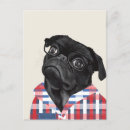 Recherche de carlin noir cartes postales Animaux domestiques