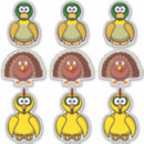 Zoek naar witte kip stickers Cartoon